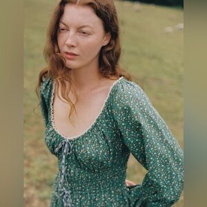 Christy Dawn Petite Raquel Dress in Acorn Forest